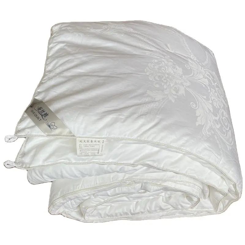 Одеяло из натурального шелка тутового шелкопряда ручной работы ультрапушистое