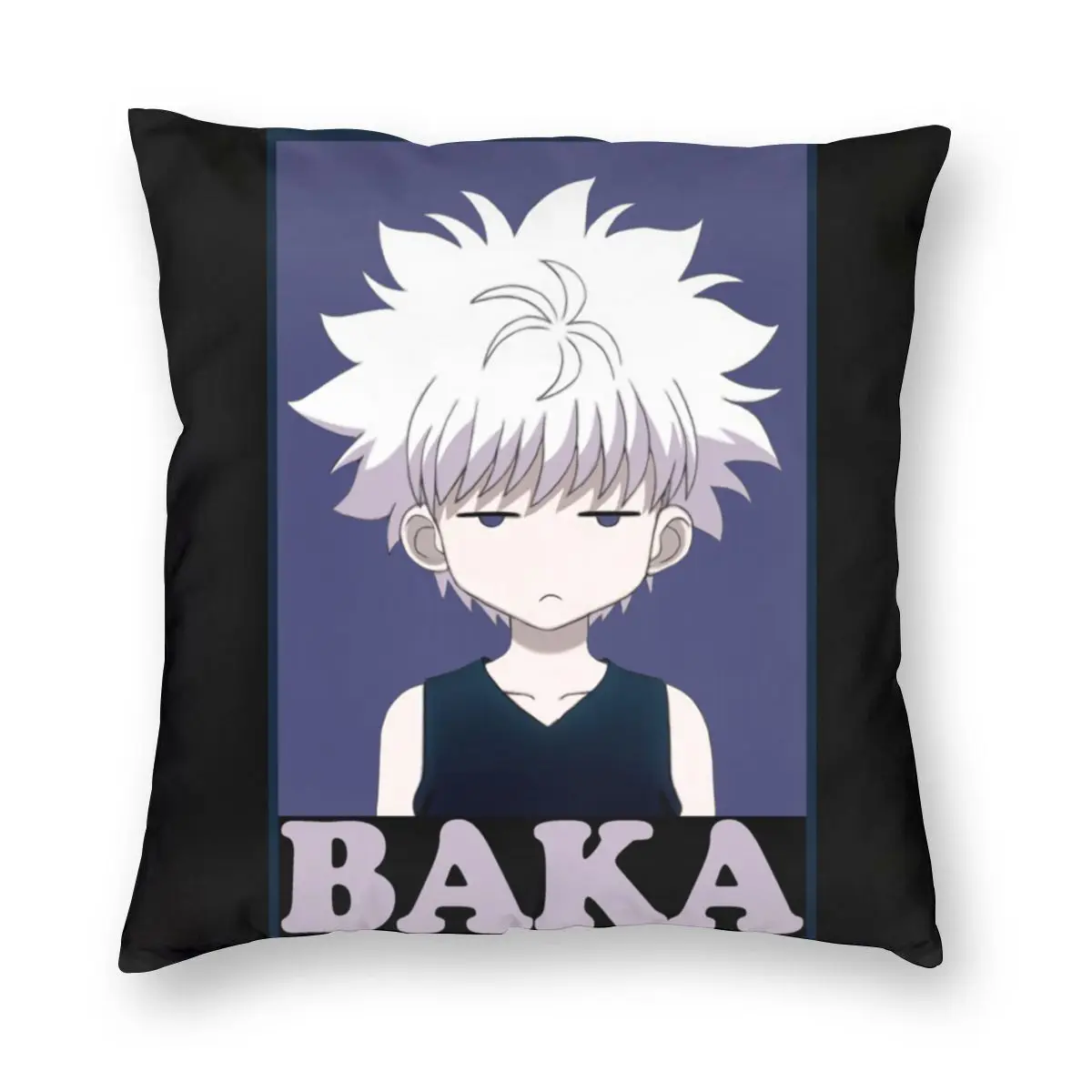 

Квадратная подушка Hunter X Hunter Killua Zoldyck Baka чехол Полиэстеровые подушки для дивана креативные наволочки домашний декор