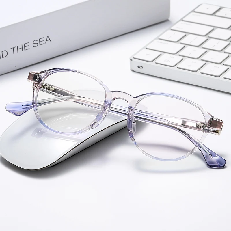

Logorela FM1095 Acetate Optical Glasses Frame Women Retro Vintage Round Eyeglasses Women Prescription Spectacles Myopia Eyewear