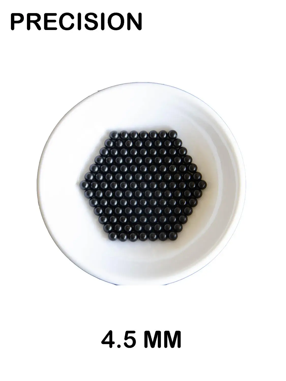 Бесплатная Доставка 100 шт. 4 5 мм черный цинк Пейнтбол карман выстрел на открытом