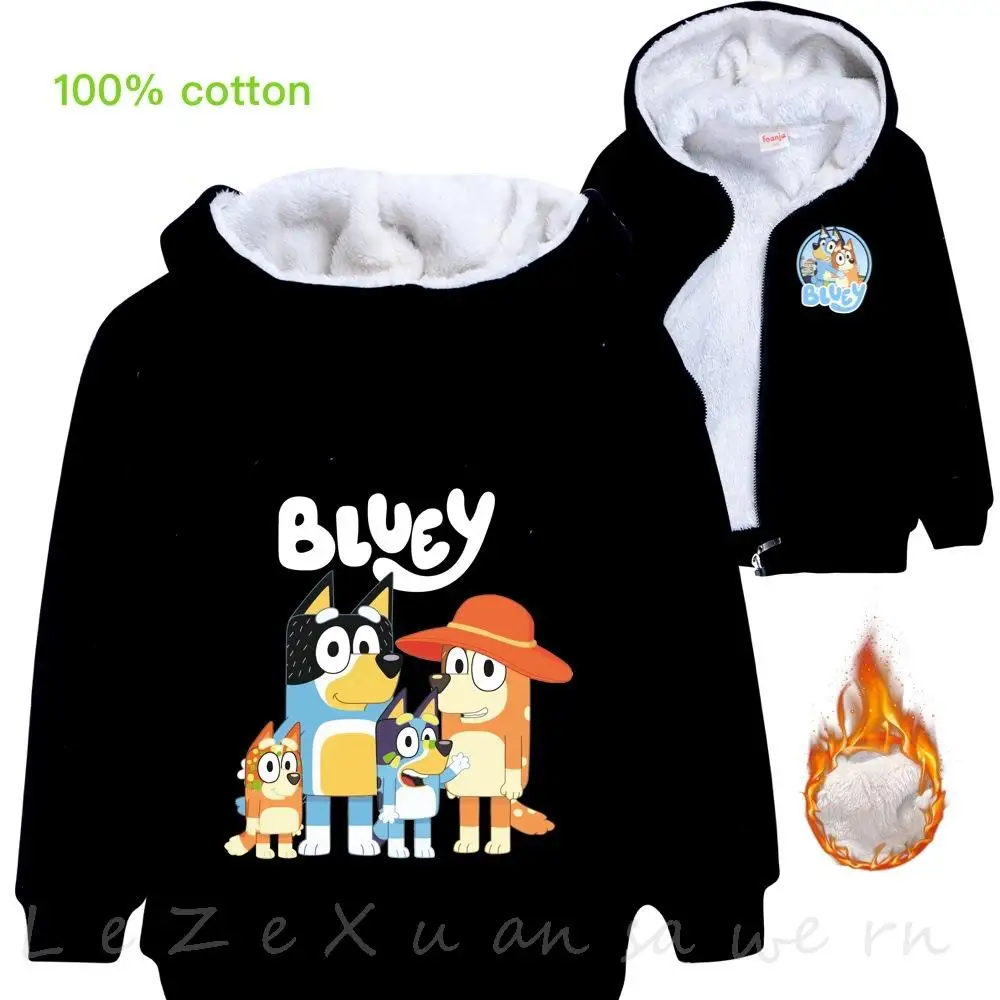 Новинка модные детские толстовки бинго Blueye одежда для мальчиков и девочек