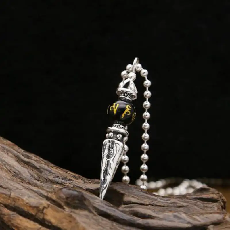 Ювелирные изделия из стерлингового серебра 925 Vajra талисман Подвеска бусины