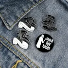 Чумного доктора, реквизит, металлический значок, булавка, брошь из сплава, реквизит для вечевечерние НКИ на Хэллоуин