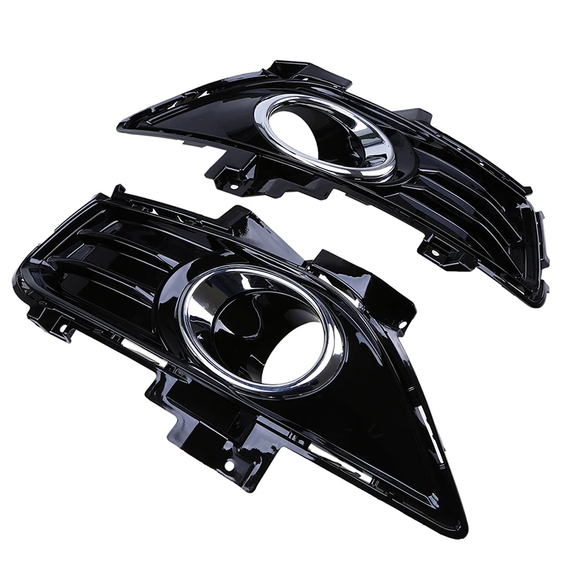 1 пара Блестящий черный правый и левый передний бампер боковая Нижняя решетка для
