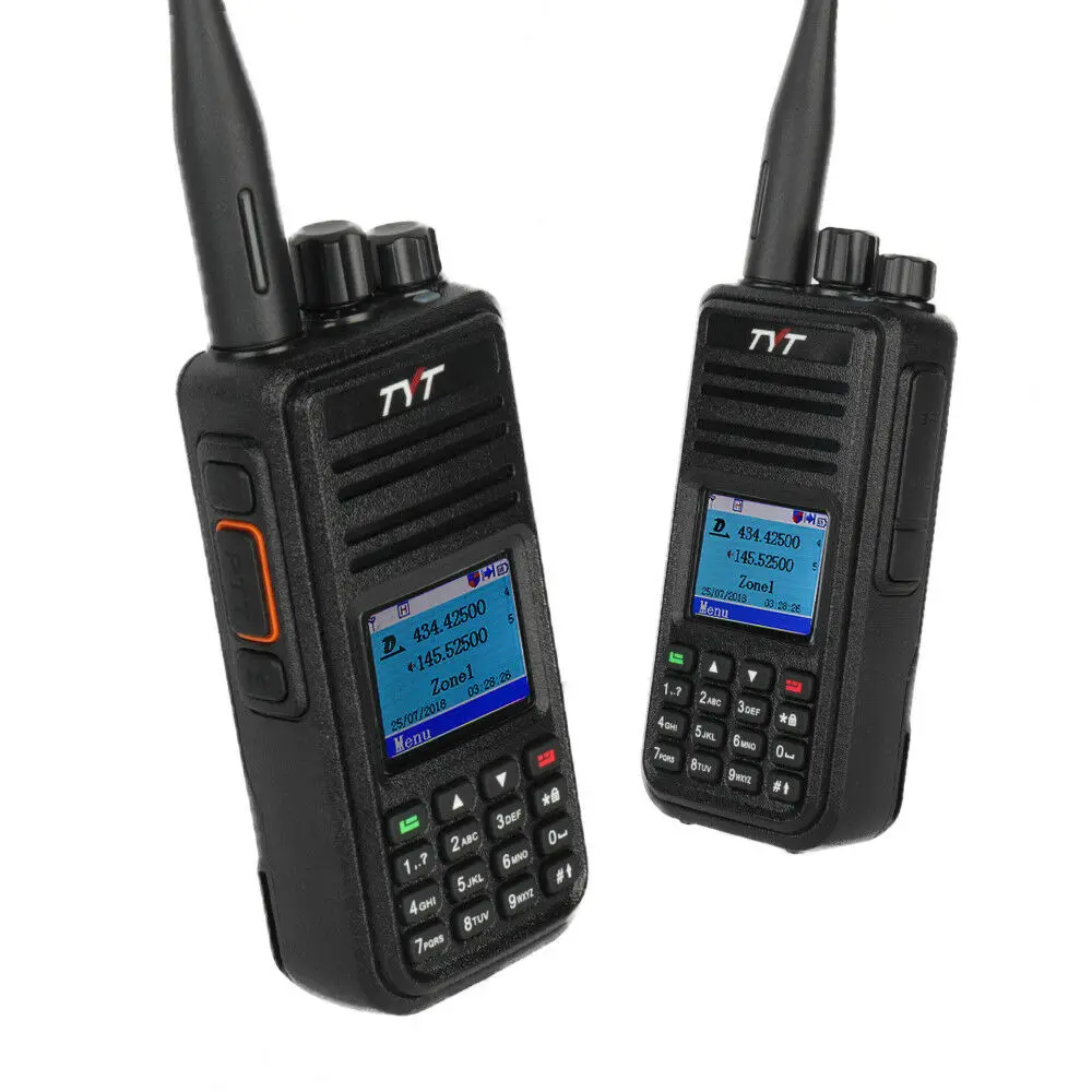 TYT DMR цифровой мобильное радио TYT MD-380 TYT era иди и болтай Walkie Talkie “иди и 1000 канала профессиональное Two Way радио UHF 400-480 МГц