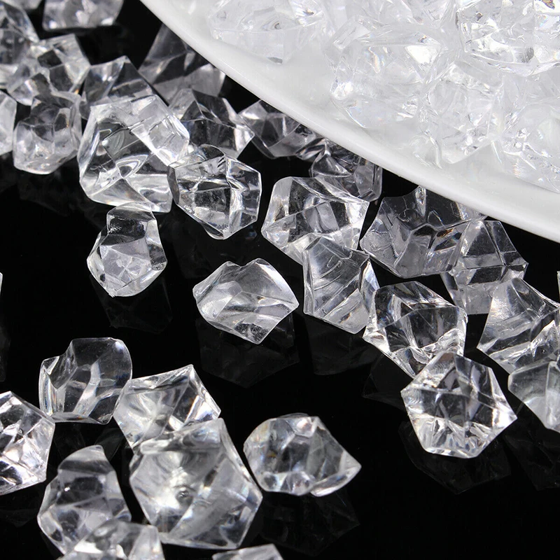 

1000pcs Acrylic Gems Ice Rocks For Table Scatter Vase Filler Aquarium Decors