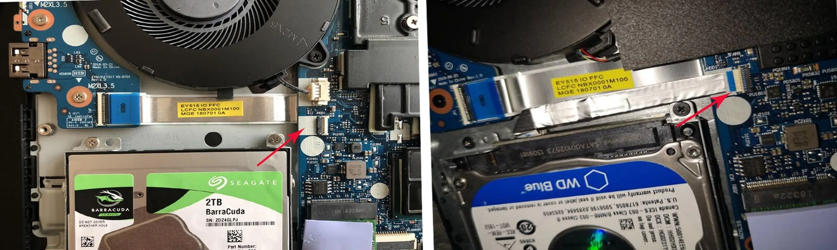 

2.5inch HDD / SSD Hard drive cable connector for Lenovo Legion Y7000p Y7000