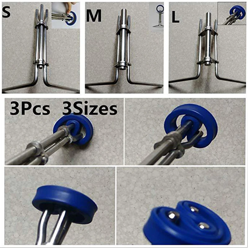 Studyset 3pcs/set Hydraulic Cylinder Piston Rod Seal Up U-cup Installation Tool boost controller