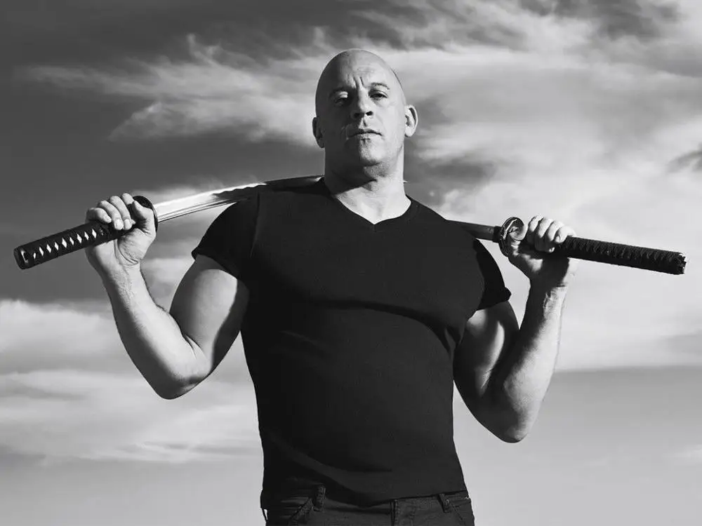 Вин Дизель звезда актер 2 шелковой ткани настенный художественный плакат Декор