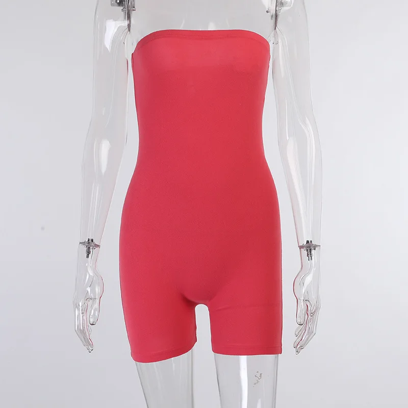 

Letter Print Button Butt Flap Pajamas Jumpsuit Women Sleep Romper Sexy Cute One Piece Outfits Off Shoulder Sleeveless Playsuits