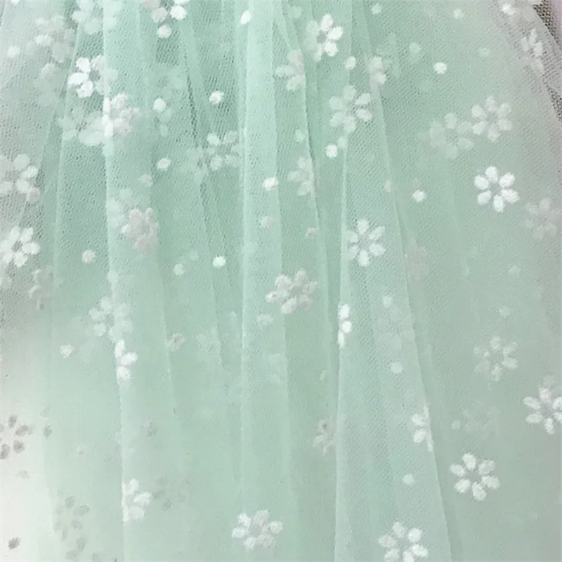 

Fresh Little Flower Children Dancing Dress Material DIY Craft Soft Lace Fabric 2 yard/Pack