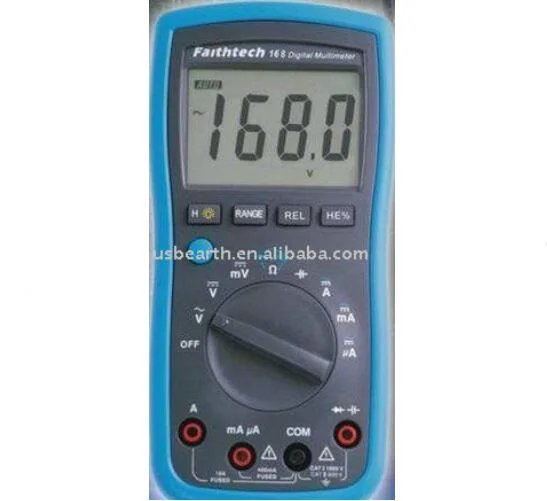 

Authorized & User-friendly energy-saving design FT168 Digital Multimeter 1000v