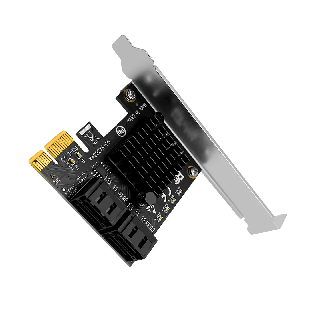 4 порта 6g sata3 0 pcie плата контроллера pci