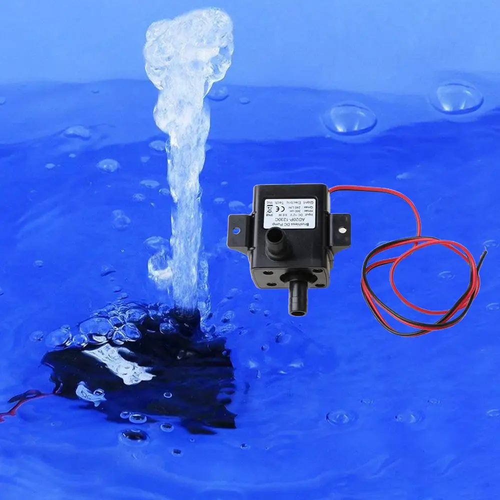 12V 3 м 240L/ч крайне низкий уровень шума бесщеточный двигатель погружной бассейн