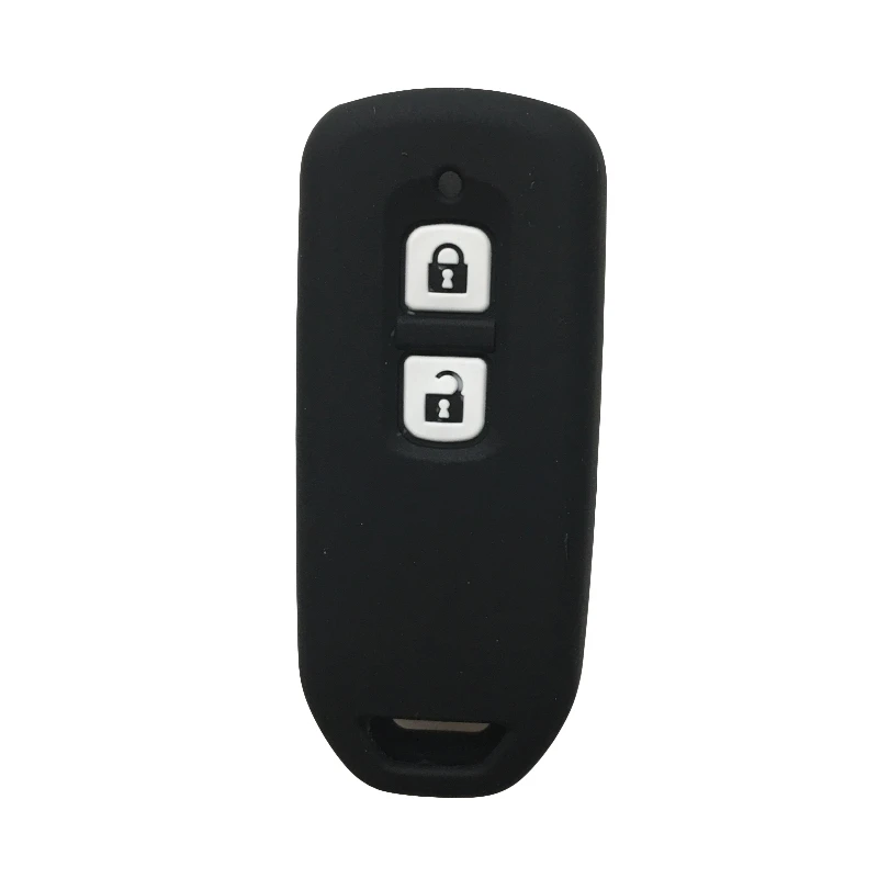black Чехол для ключей для Honda N-BOX N-one N Wagon Plus 2 кнопки раздвижные двери брелок дистанционное управление для мотоцикла ключ крышка - Название цвета: black