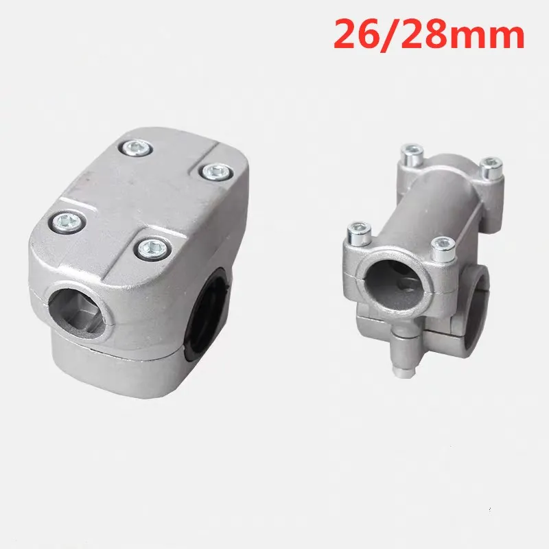 

Silver Handle Holder 19mm Anti-Rust Lawn Mower Trimmer Aluminium Alloy Thick Bracket Space Saving Flexible Durable