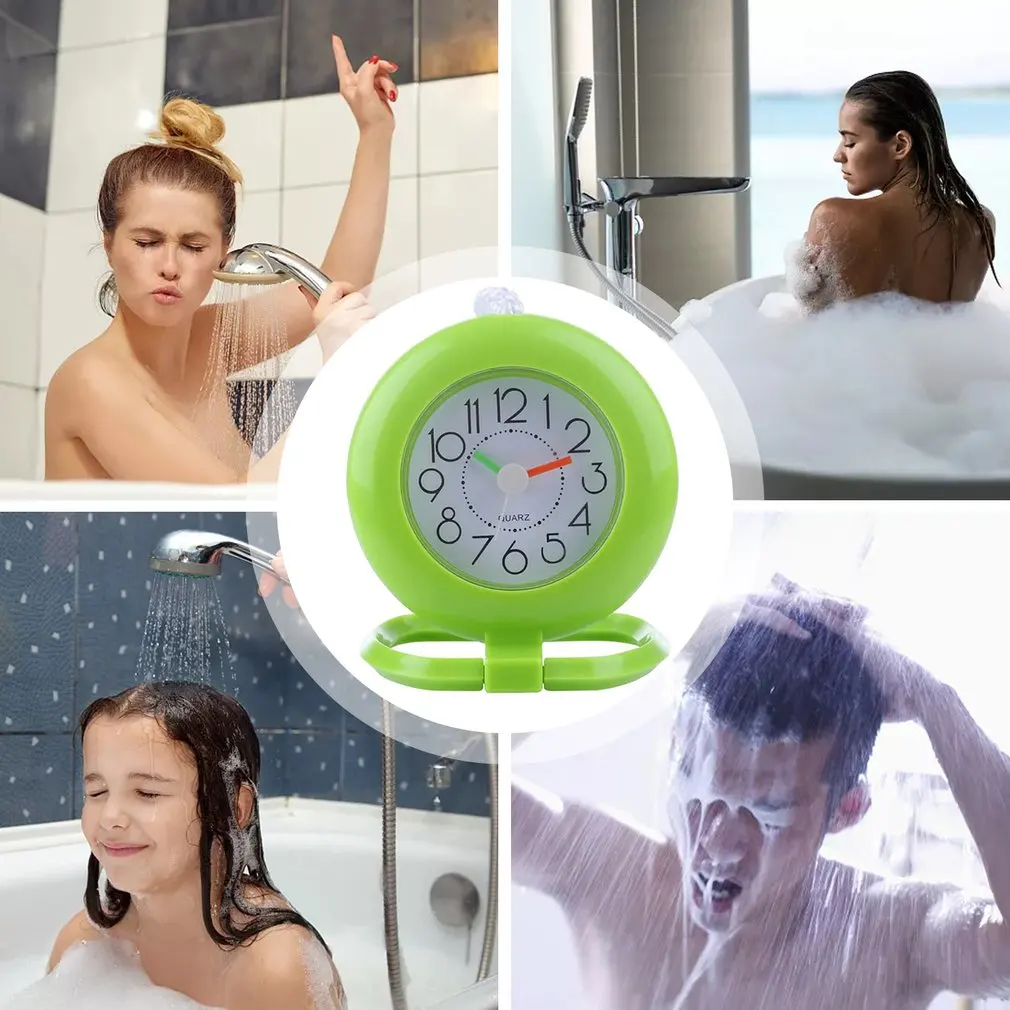 Настенные часы для ванной и душа сланцевый держатель полотенец с подвесными