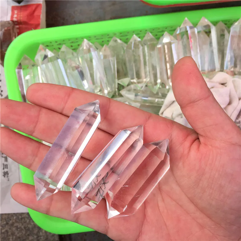 AAA + натуральный кварцевый кристалл прозрачная палочка для лечения камней | Дом и