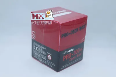 red old type Ультра про 100 карт колода коробка цветная доска игры карты TCG колода чехол для магических карт MGT/Pkm/YGO/сбор игр - Цвет: red old type