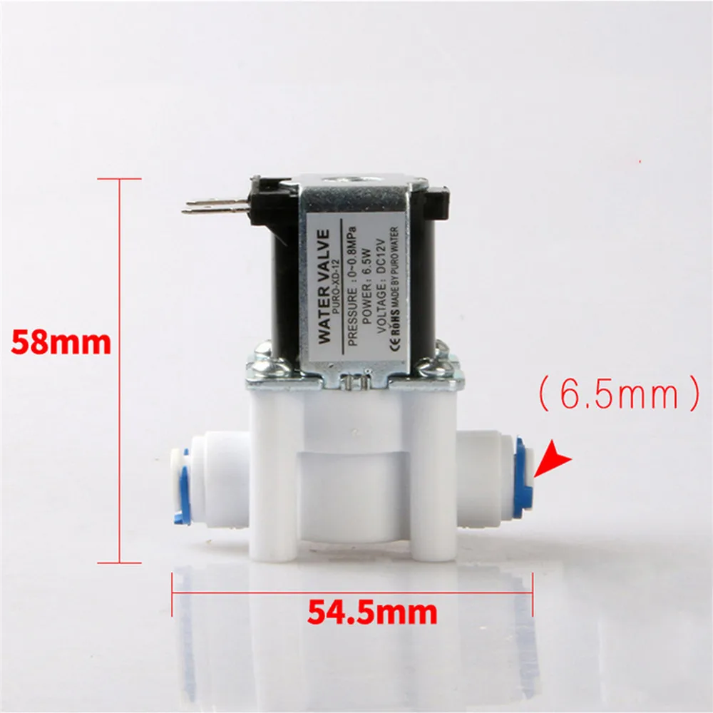 

Replacement PURO-XD-12 DC12V Water Valve Inlet Solenoid Valve for Water Purifier Modification Part