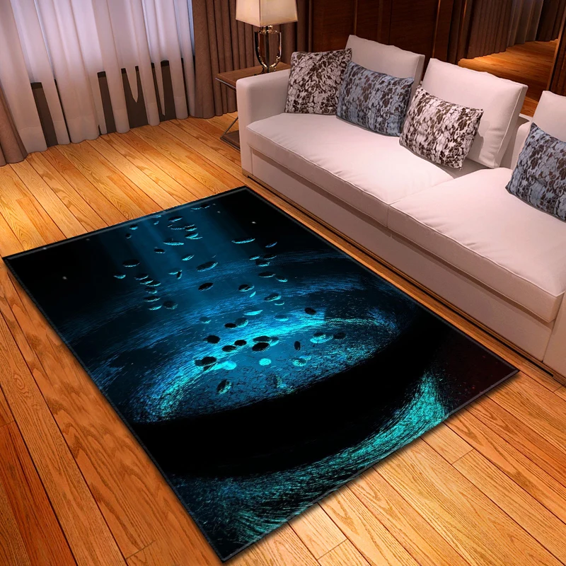 3D ковер вселенная в скандинавском стиле с черными отверстиями мягкие фланелевые
