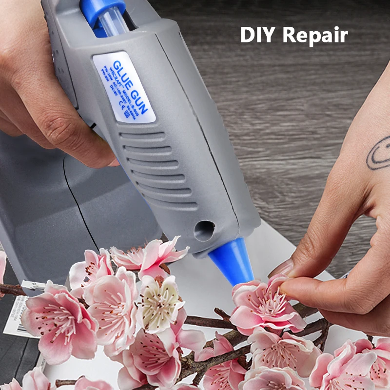DIY Беспроводной двухцелевой AC 220 V/DC 6V 20 wклей пистолет горячего расплава клеевой пистолет перезаряжаемый быстрый нагрев ремесло с 10 шт. клеевые палочки