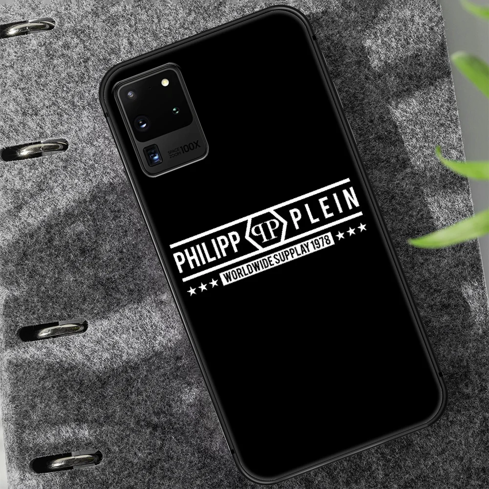 

luxury Brand qp Philipp Phone Case Cover Hull For Samsung Galaxy S 7 8 9 10 e 20 FE edge uitra plus Note 9 10 20 black Cell Soft