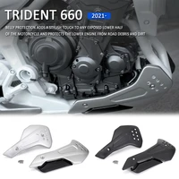new motorcycle accessories lower engine belly protection plates kit side lower fairing for trident 660 2021