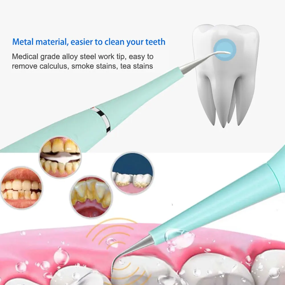 Электрическая звуковая зубная скалер зубной камень калькулятор Вибрация