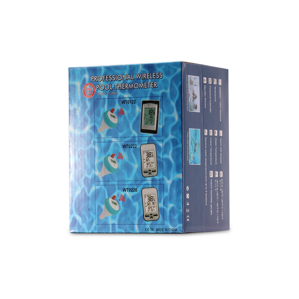 Беспроводной термометр на солнечной батарее водонепроницаемый цифровой