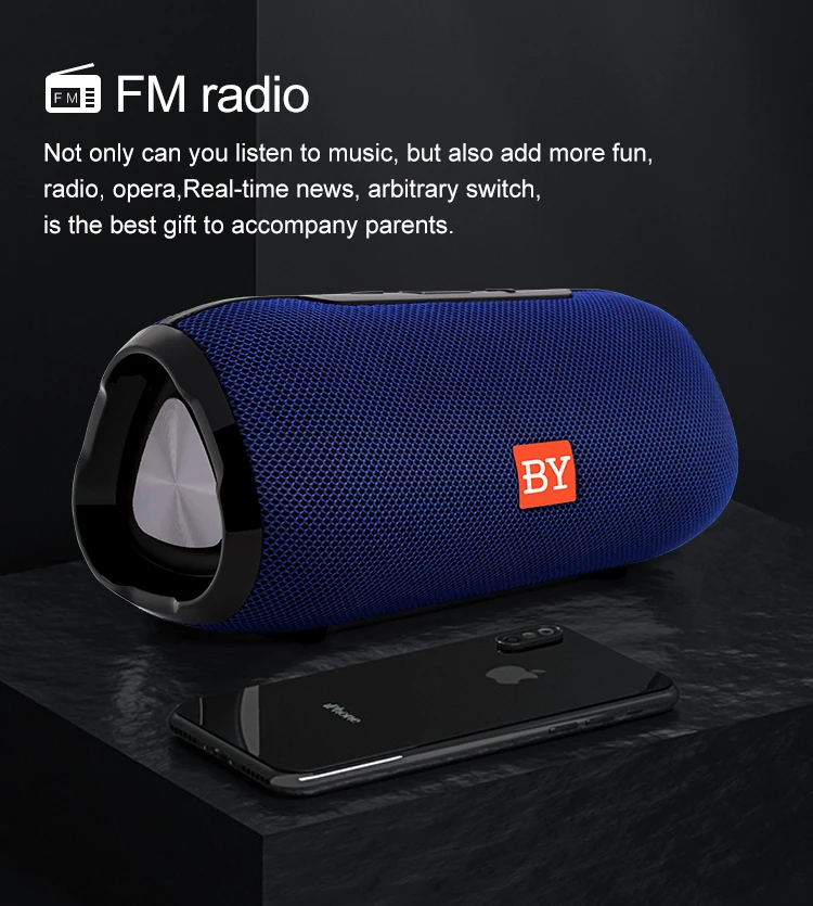 Колонка bluetooth колонка портативная блютуз колонка с fm-радио Колонка беспроводной громкий динамик 10 Вт стерео бас Музыка объемный soundbar