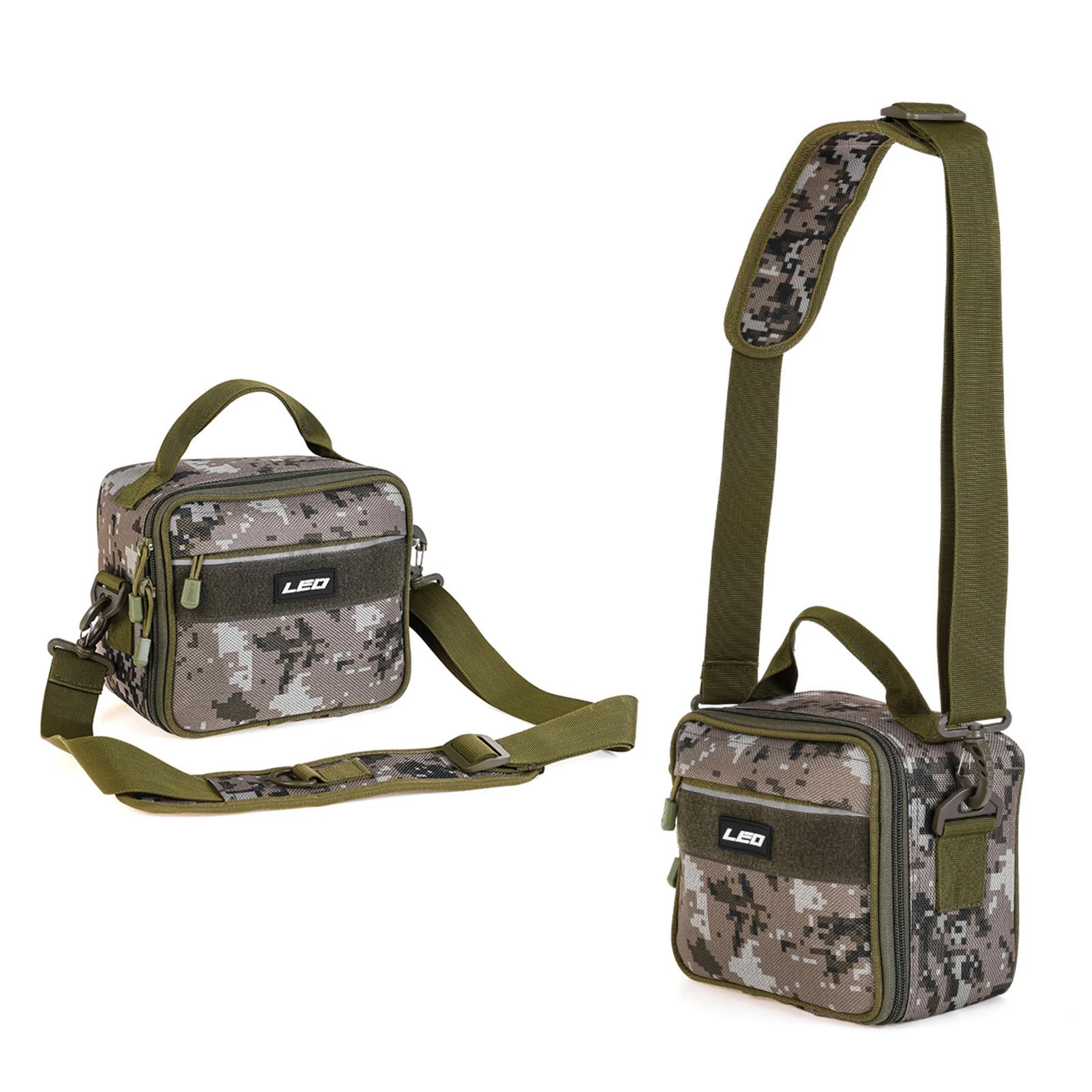 

Fishing Tackle Bag Fishing Equipment Water-resistant Outdoor Fishing Storage Bag Shoulder Bag Handbag