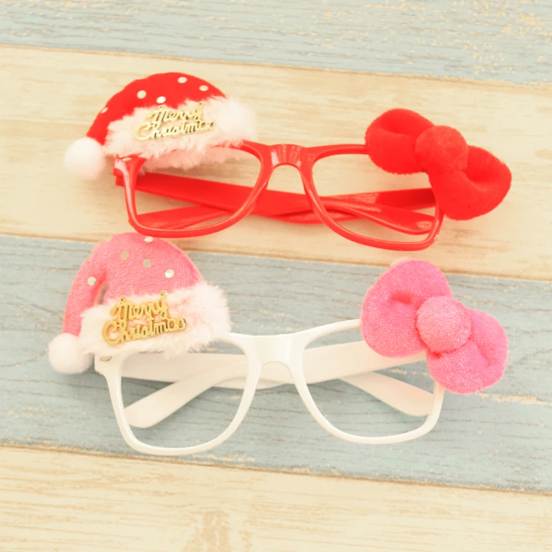Рождественские украшения креативные рождественские очки рамка DIY Новогодние