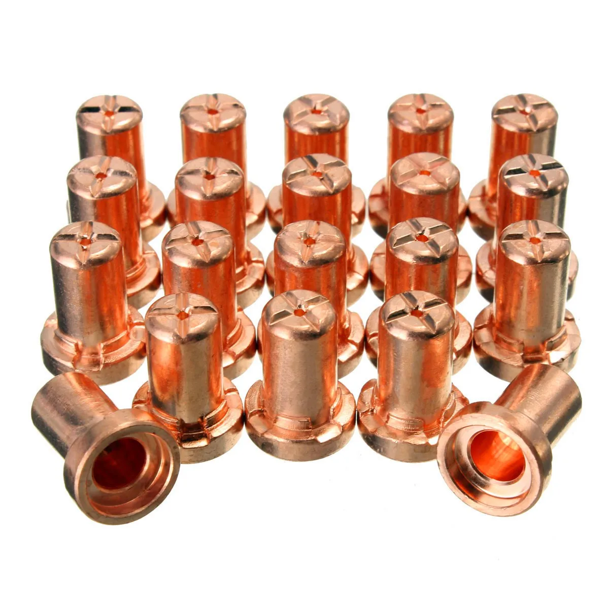 

60Pcs/Set Ceramic + Metal Air Plasma Cutting Cutter Consumables Extended TIP Nozzle Electrode For PT31 LG40 Torch CUT-50D