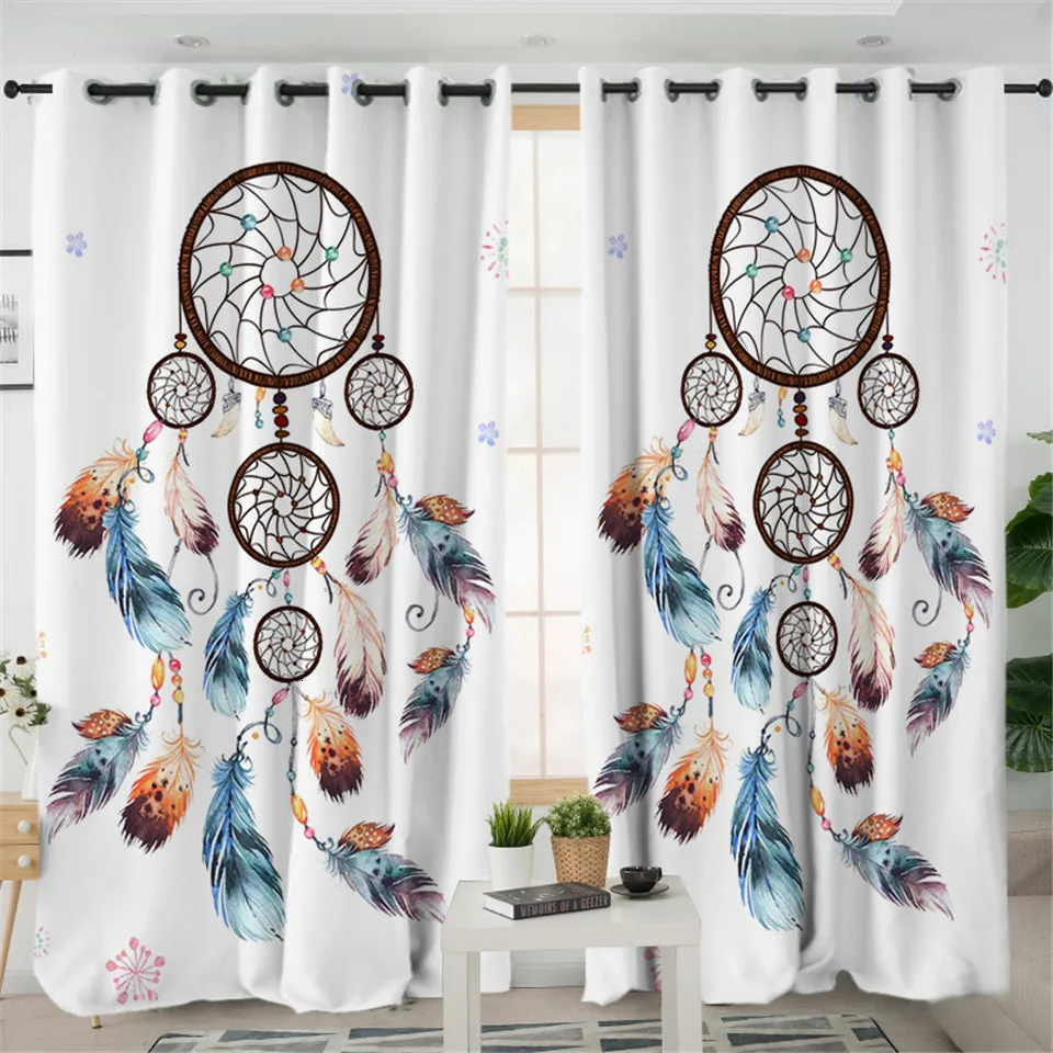 Постельные принадлежности Outlet Dreamcatcher занавески s для гостиной спальни красочные затемненные занавески оконные занавески домашний декор 1 шт