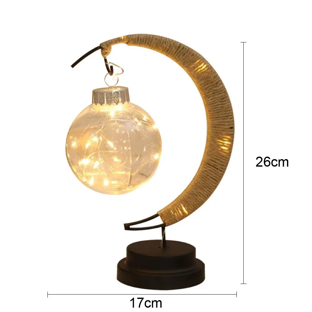 

LED Modeling Lamp Moon Globe Night Light Creative Wishing Table Lighting Decoration Lamp Bedroom Lighting Decoration