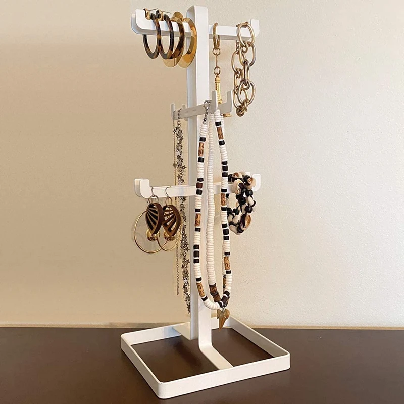 Coffee Mug/Cup Tree Stand- Wine Glass/Jewelry Organizer-White Metal | Дом и сад