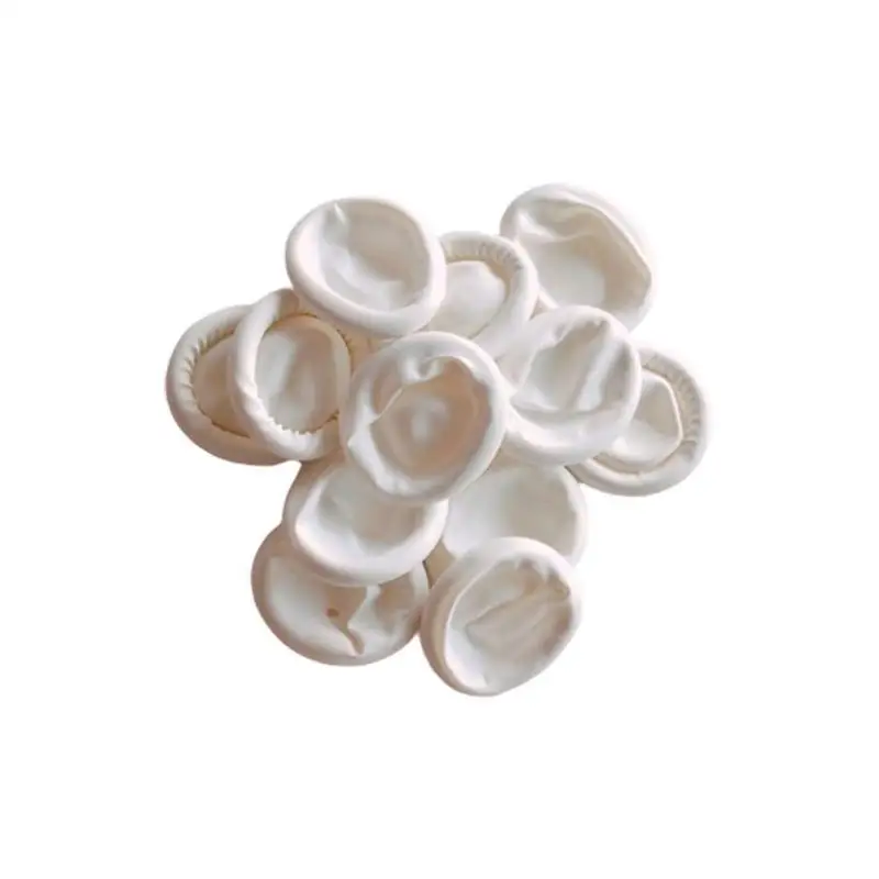 

50PCS Anti-static Fingertips Protector Gloves Non-slip Cots Tool Latex Nail Rubber Cover Art Disposable Gloves Finger T8Z3