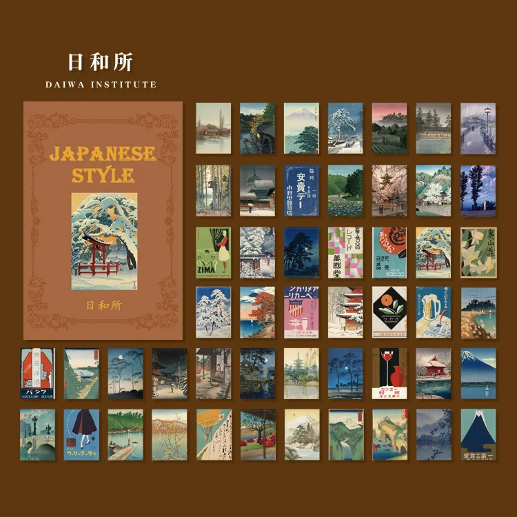 

50 шт. винтажных бумажных этикеток для телефона