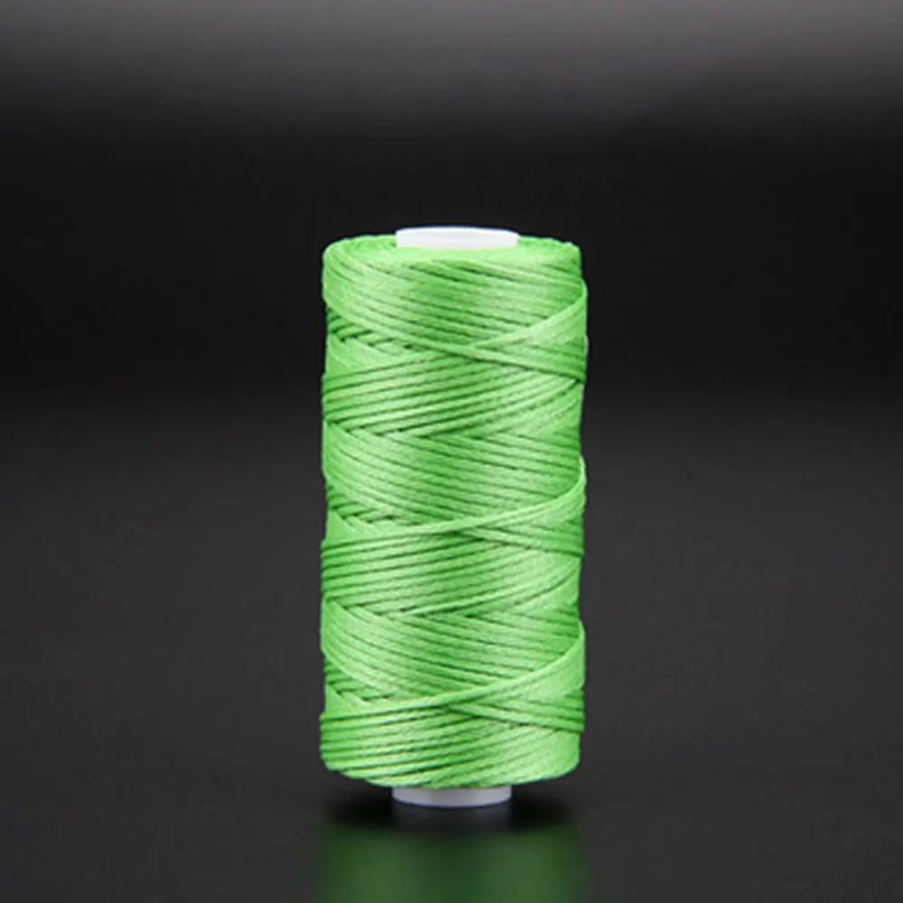 1 рулон кожи прошитая вручную вощеная нить сверхмощная швейная грубой взбивания 0