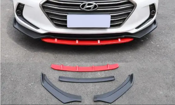 Спойлер 2016-2018 для корпуса Elantra SC ABS задний спойлер губ диффузор переднего бампера