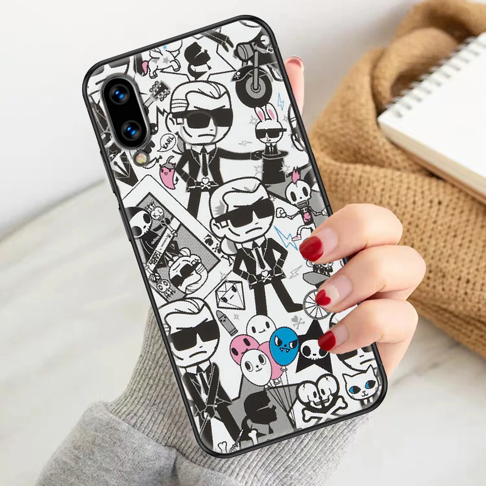 

Famouse Fashion Lagerfelds Phone case For Huawei Honor 6 7 8 9 10 10i 20 A C X Lite Pro Play black fashion cover art waterproof