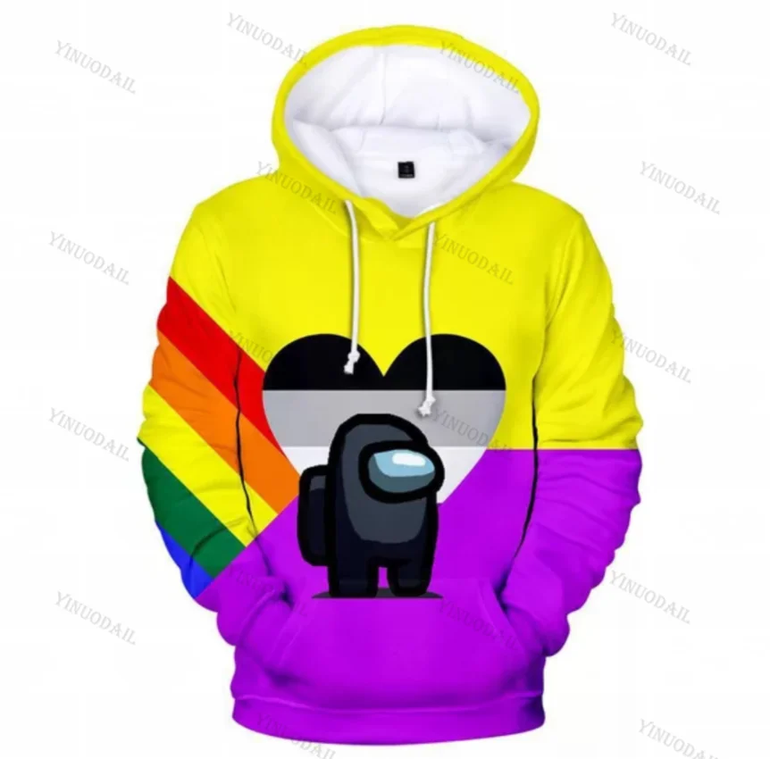 

Video Game Hoodies Men Impostor Graphic Anime Streetwear Cartoon Sweatshirts Sudadera Hombre Hip Hop Kids Cosplay Hoodies