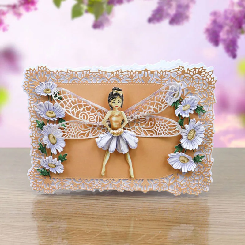 Металлические пресс формы прямоугольные овальные и кружевные цветы для