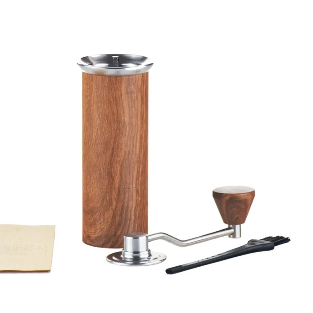 Новая высококачественная алюминиевая ручная кофемолка 25 г портативная пластик