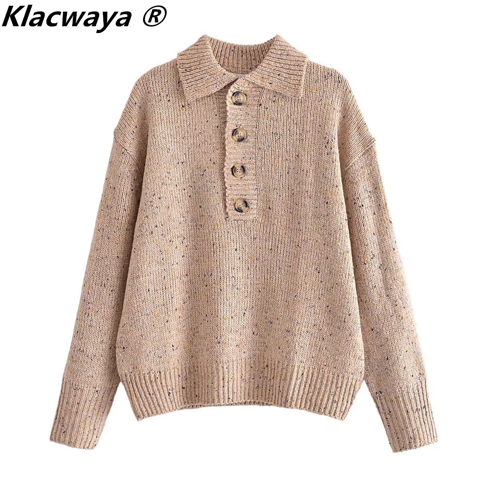 

Klacwaya Women Sweater Pullover Winter Clothes Women Vintage Sweater Knitted Long Sleeve Top Oversize Casual Women Jumper