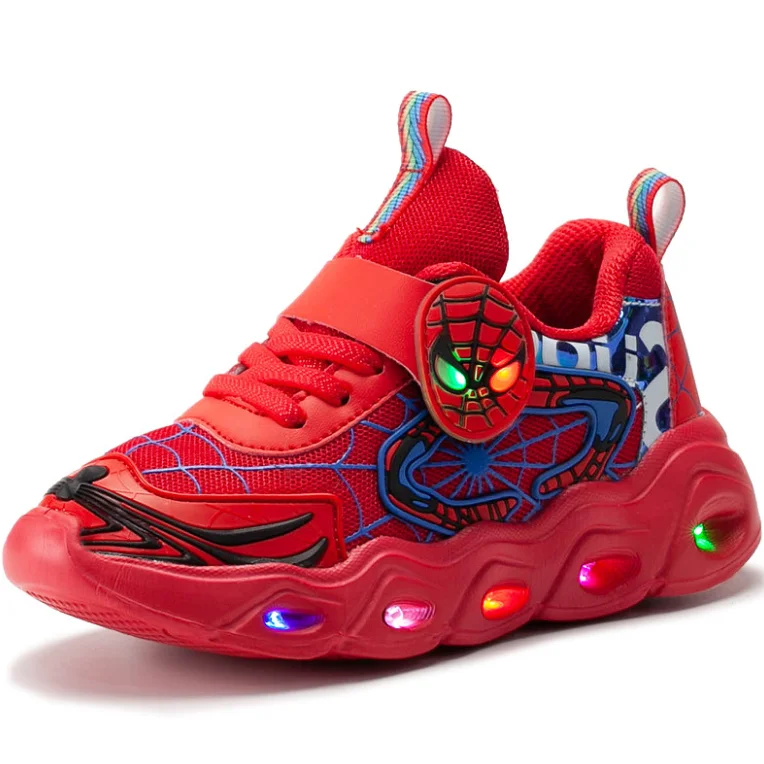 Новинка весна-лето стильная детская обувь со светодиодсветильник кой
