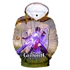 2021 толстовки для косплея Genshin Impact, свитшоты для мужчин и женщин Genshin Impact с 3D принтом, Повседневный пуловер аниме, спортивный костюм, одежда