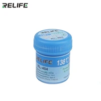 relife rl 404 solder flux lead free low temperature 138%e2%84%83 tin paste for mobile phone pcb bgasmd motherboard welding fluxes
