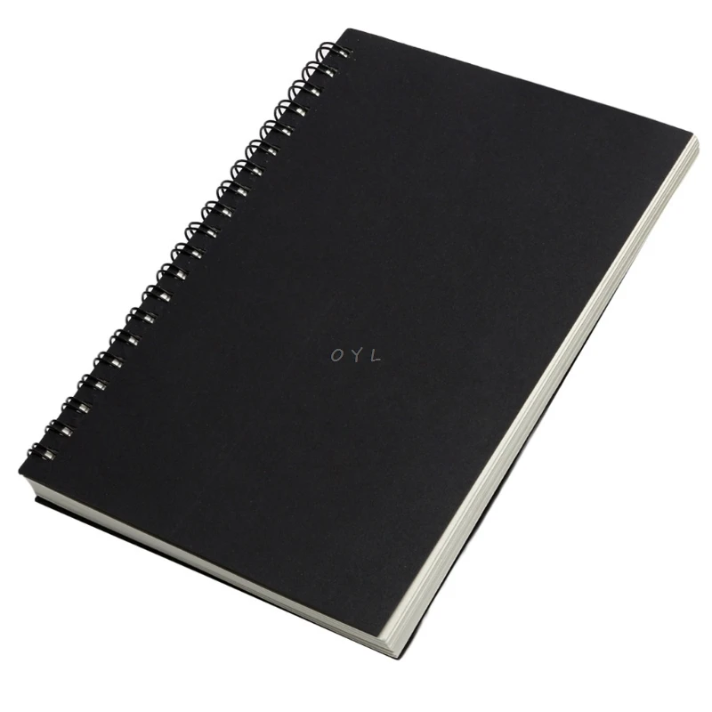 

Reeves Retro Spiral Bound Coil Sketch Book Blank Notebook Kraft Sketching Paper
